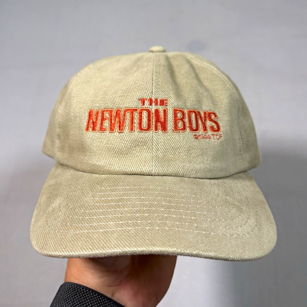 The Newton Boys Movie Promo Hat SnapBack Tan Matthew McConaughey Vintage 1998